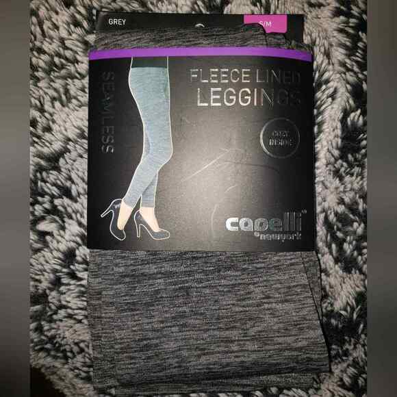 Capelli New York Fleece Lined Leggings S/M Brand New - Picture 1 of 3